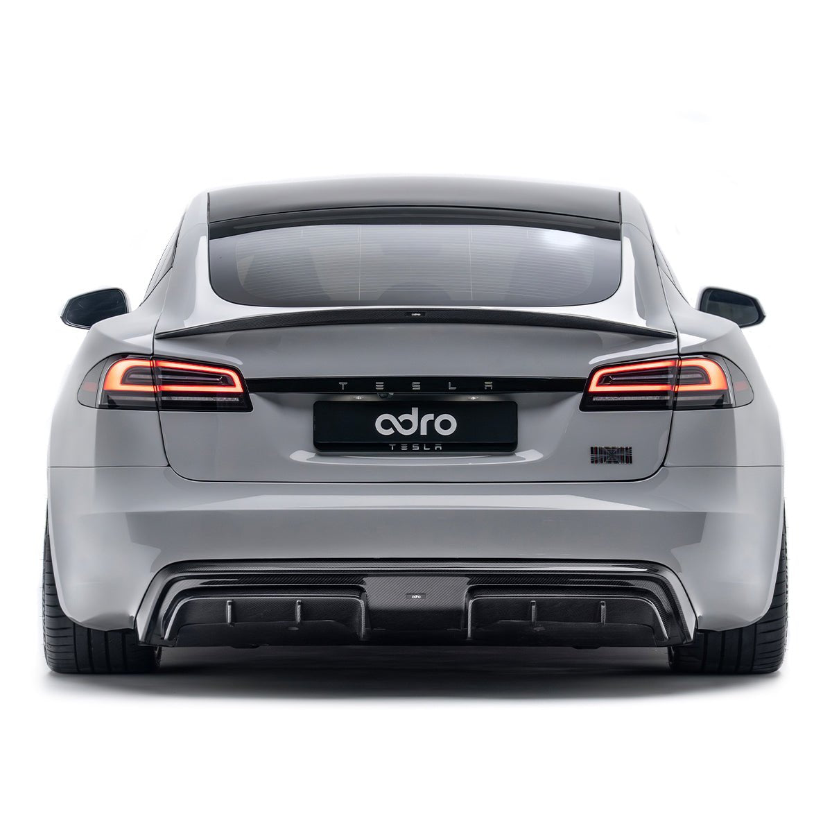 Adro Tesla Model S Carbon Fiber Rear Diffuser (2021-2025)